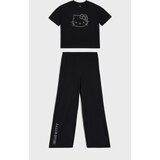 Sinsay Pamučna dvodijelna pidžama s ukrasnim kamenčićima Hello Kitty | shoptok.hr