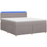  Boxspring krevet s madracem Sivosmeđa 180 x 200 cm Tkanina Tupe 180 x 200 x 100.5 cm | Shoptok.si