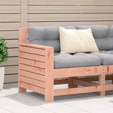  Vrtna sofa s naslonom za ruke i jastukom masivno drvo duglazije | shoptok.hr