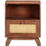  Nočna omarica 40x30x50 cm trden mangov les, (20731919) | Shoptok.si