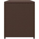  Vrtna kutija za pohranu od poliratana smeđa 120 x 50 x 60 cm | Eponuda.com