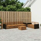  Set vanjskih sofa 7 kom. Prirodna Čvrsto drvo akacije Cijene