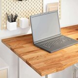 vidaXL Ploča za radni stol svjetlosmeđa 100x80x2,5cm drveni pravokutni | shoptok.hr