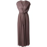 Guido Maria Kretschmer Collection Večerna obleka 'Sari' rjava | Shoptok.si