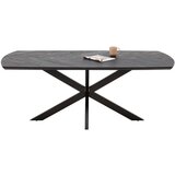 Premium Living Jedilna Miza Pueblo, Antracit, 180x90 | Shoptok.si