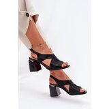 VINCEZA Elegant Women's Heeled Sandals | Shoptok.si