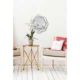 Kayoom STENSKO OGLEDALO, 80/80/5 cm kovina, steklo, leseni material Slike