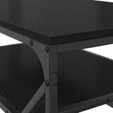  Kava Stol Crni hrast 90 x 50 x 40 cm Inženjerska drva i čelik | Eponuda.ba