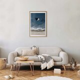  Plakat - Yacht on the Sea 21x30 Zlatni okvir s margom | shoptok.hr
