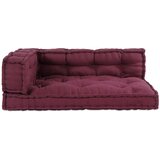  Jastučić za paletni kauč 3 pcs Bordo 120 x 80 x 38 cm Tkanina | shoptok.hr