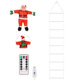 El Novogodišnji ukras Deda Mraz na merdevinama, LED, 3m Cene