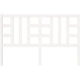  Uzglavlje za krevet bijelo 156 x 4 x 100 cm od masivne borovine | shoptok.hr