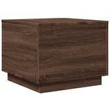 Ormarić za uzglavlje LED boja smeđeg hrasta 50x50x40 cm | shoptok.hr