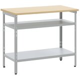  Radni Stol Siva 100 x 55 x 85 cm Čelik s prahom premazan | shoptok.hr
