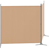 Pregrada sa 2 panela Bež 348 x 180 cm Tkanina | Eponuda.ba