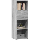  Visoka komoda siva boja hrasta 40x42,5x124 cm konstruirano drvo | Eponuda.ba