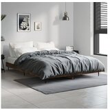 vidaXL Okvir za krevet boja hrasta 140x190 cm konstruirano drvo Cijene