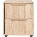 vidaXL Noćni ormarić VISNES sonoma hrast 45x40x50 cm konstruirano drvo | shoptok.hr