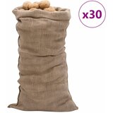 vidaXL Vreče iz jute 30 kosov 65x135 cm 100 % juta 220 gsm | Shoptok.si