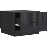  Kava Stol s ladicama Crna 49 x 50 x 37 cm Konstruirano drvo | shoptok.hr