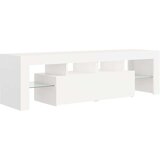 TV ormarić s LED svjetlima bijeli 140 x 36 5 x 40 cm | shoptok.hr