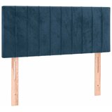  box spring s madracem LED tamnoplavi 120x200 cm baršun | shoptok.hr
