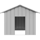  Kućica za pse s krovom 131x101x102 cm pocinčani čelik | shoptok.hr