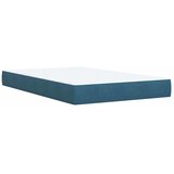Krevet s box springom madracem i LED-om Plava 120 x 190 cm - Plava 120 x 190 cm Kristal s dugmadima | shoptok.hr