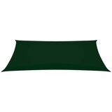  Senčno jadro oksford blago pravokotno 5x8 m temno zeleno | Shoptok.si