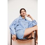 Moodo Women's denim jacket - light blue Cijene