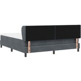  Krevet s opruga kutije Tamno siva 180 x 200 cm Baršun | shoptok.hr