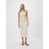 Reserved Drapirana maxi haljina - svjetložuto | shoptok.hr