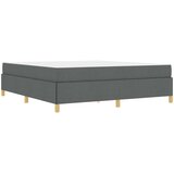  Krevetna konstrukcija Tamno siva 180 x 200 cm tkanina | shoptok.hr