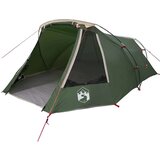  Tunelski šator s krovom Zelena i bijela 328 x 228 x 115 cm | shoptok.hr