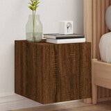  The Living Store Stenske TV omarice z LED 2 kosa rjavi hrast 30,5x35x30 cm - TV Stenska Omarica, (21555700) Cene