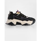 Marjin Women's High-Sole Sneaker Lace-Up Leopard Detail Sneakers Desya black. | ePonuda.com