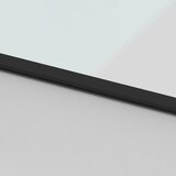  Klizna vrata s priborom crna 90 x 205 cm kaljeno staklo | shoptok.hr