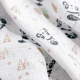 Interbaby Tetra pelene Panda Mint 80x80 - 3 kom | shoptok.hr