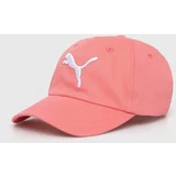 Puma Bombažna bejzbolska kapa roza barva, 024587