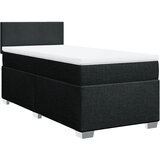 Maison Chic Box spring postelja - Vzmetna postelja z vzmetnico črn 90x190 cm blago SL16522, (21882431) | Shoptok.si
