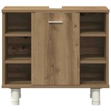 vidaXL Kopalniška garnitura 3-delna artisan hrast inženirski les | Shoptok.si