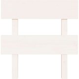  Uzglavlje za krevet bijelo 93 5 x 3 x 81 cm od masivne borovine | shoptok.hr