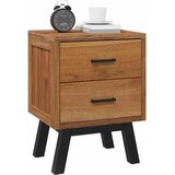  Noćni ormarić Prirodna 40 x 35 x 55 cm Čvrsto teak drvo | Eponuda.com