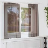 vidaXL Voile zavese z zavihkom Top 2 kosa rjava Cene