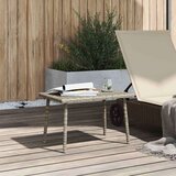vidaXL vrtni stolić za kavu pravokutni svijetlo sivi 60x40x37 cm | shoptok.hr