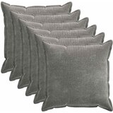  Presvlaka za jastuk 6 kom. HOUTEN Tamnosiva 70 x 70 cm | shoptok.hr