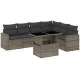  7-dijelni set vrtnih sofa sivi od poliratana | shoptok.hr