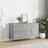  Komoda siva boja betona 100x36x60 cm od konstruiranog drva | Eponuda.com