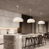 Brilagi Luster na sajli WABI SABI 1xE27/60W/230V &amp;Oslash; 50 cm bela Slike