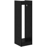  Stalak za biljke s policom 2 pcs Crni Hrast 30 x 30 x 100 cm | shoptok.hr